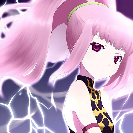 Illustration of Anya alstreim, code geass in the style of Chita (ketchup)