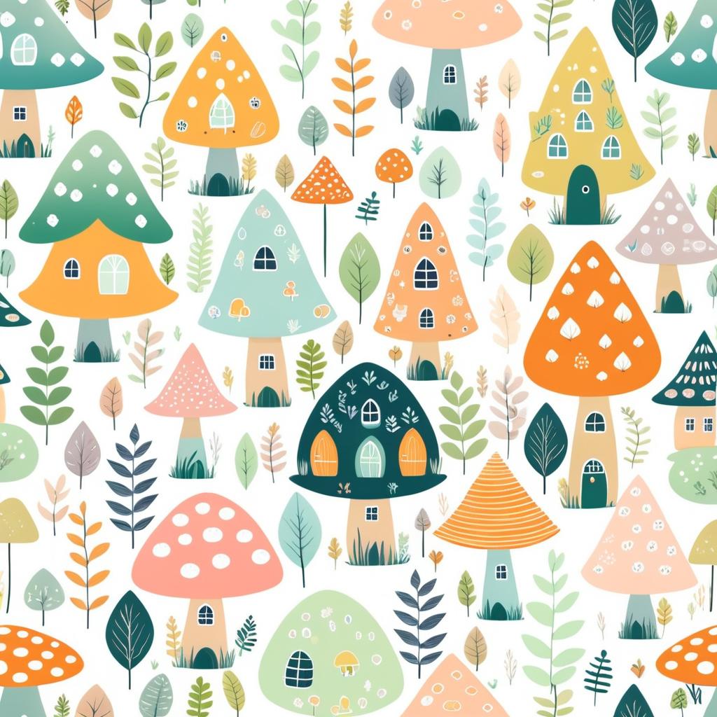 Whimsical Woodland Creatures in Pastel