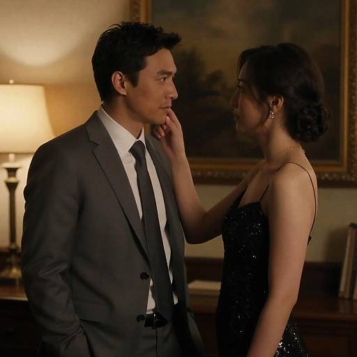 Intimate Portrait of a Couple in Focus