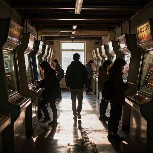 Sunlit Arcade Shadows and Solitude