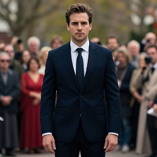 Villain in Suit and Tie Costume