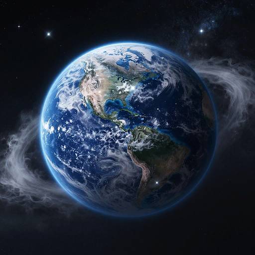 Marble Water Planet by Sapphire Sun