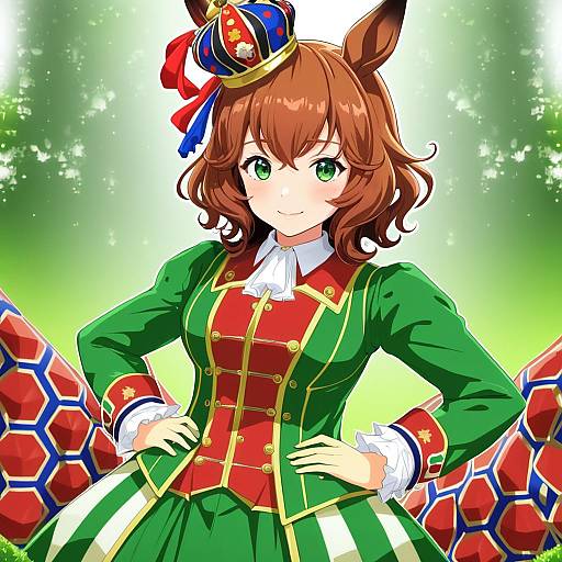 Illustration of Aston machan (umamusume), umamusume in the style of Yomu (sgt epper)