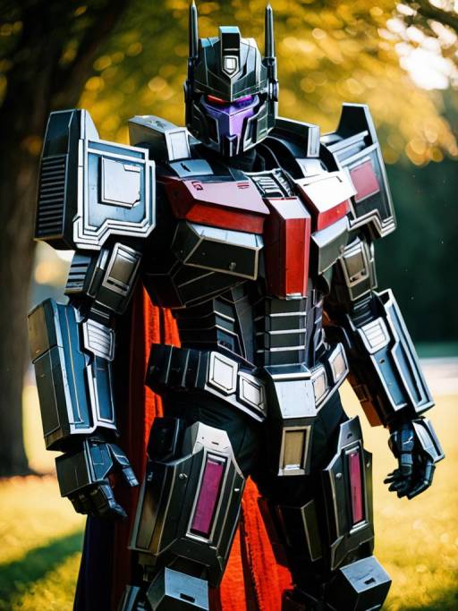 Realistic Nemesis Prime Cosplay Photography