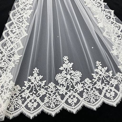 Bridal Tulle Lace with Sequins