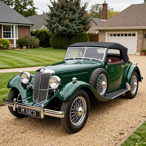 Classic 1939 MG TA Tickford Coupe