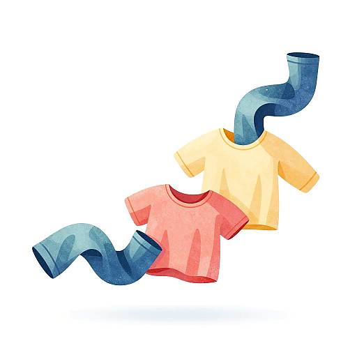Abstract Clothing Remover Illustration