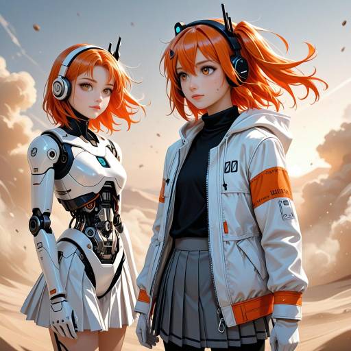 Android Duo in Desert Storm