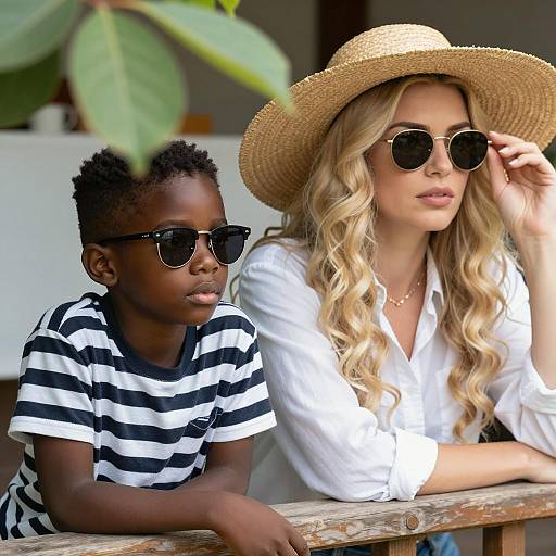 Diverse Duo in Natural Setting