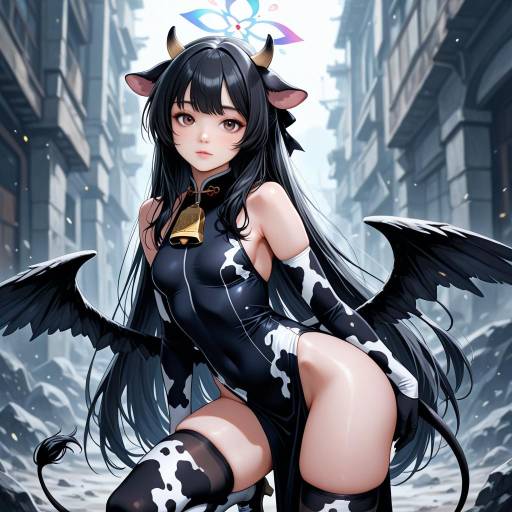Fantasy Girl with Animal Features