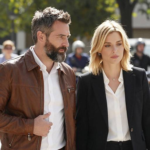 Sunlit Outdoor Portrait of Two People