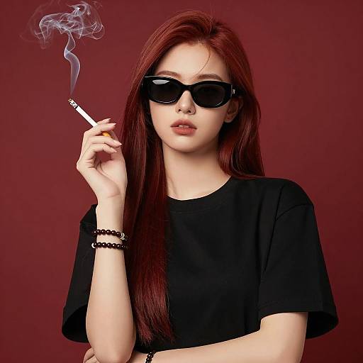 Striking Portrait of a Young Woman