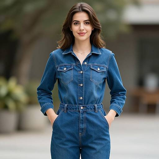 Smart Jumpsuit Wedding Portrait