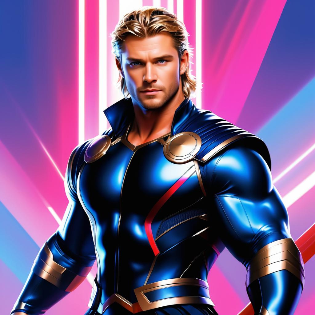 Elegant Portrait of Thor: Chris Hemsworth