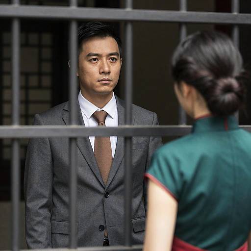 Serious Love Behind Metal Bars