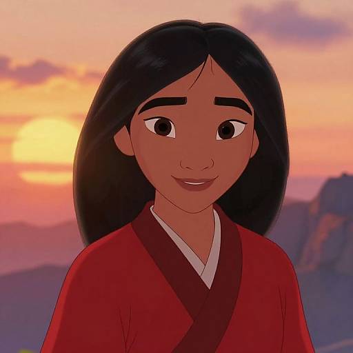 Emotional Mulan at Sunset Welcome