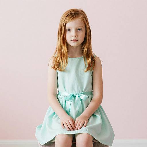 Whimsical Portrait of Young Girl