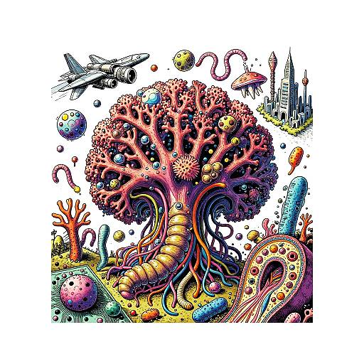 Eternity: Surreal Mutant Marine Fungus Anatomy