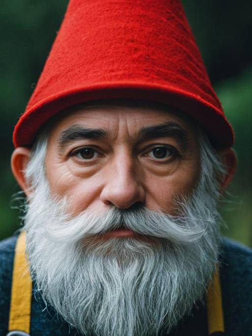 Gnome Costume Close-up Portrait
