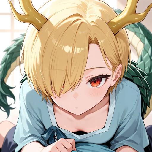 Fantasy Dragon Girl Character Design
