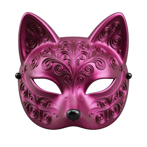 Realistic 3D Surrealist Fox Mask