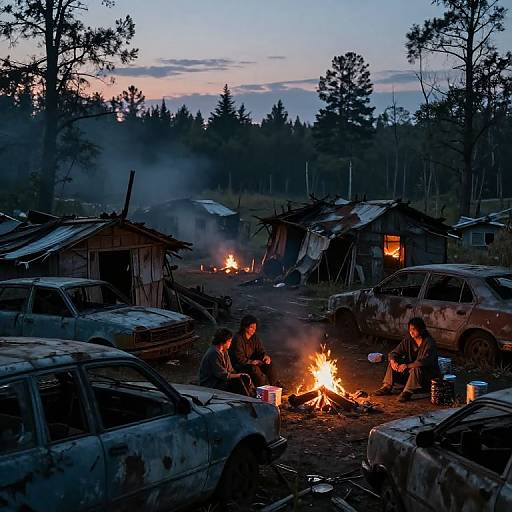 Twilight Post-Apocalyptic Settlement