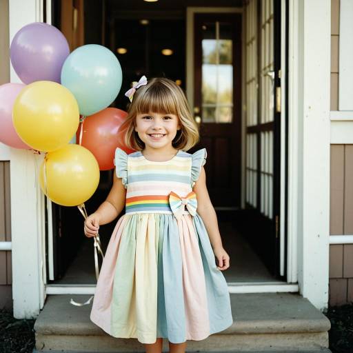 Playful Fashion Portrait of a Toddler Girl