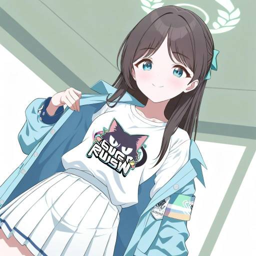 Illustration of Airi (band) (blue archive), blue archive in the style of Syunzou