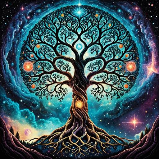 Whimsical Surreal Tree of Life Art Whimsical Surreal Tree of Life Art