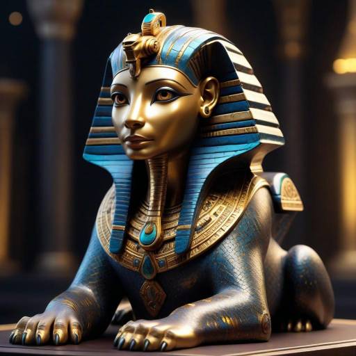 Captivating Enigmatic Sphinx Portrait