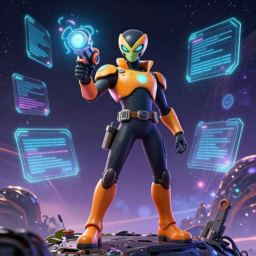 Ben 10 on Futuristic Alien Planet