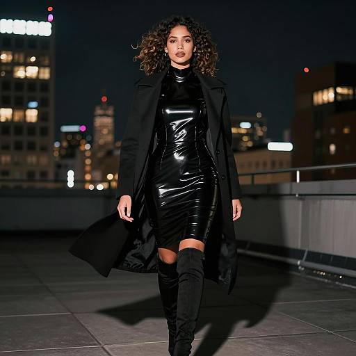 Urban Nights: Fetish Fashion Editorial