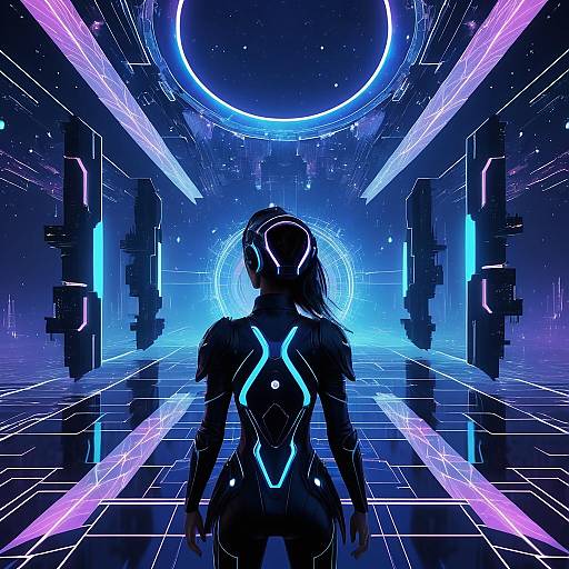 Cyberpunk Dreams in Digital Twilight