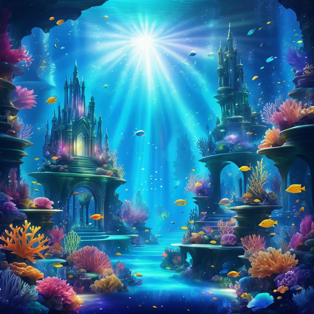 Enchanting Underwater Kingdom Concept Art