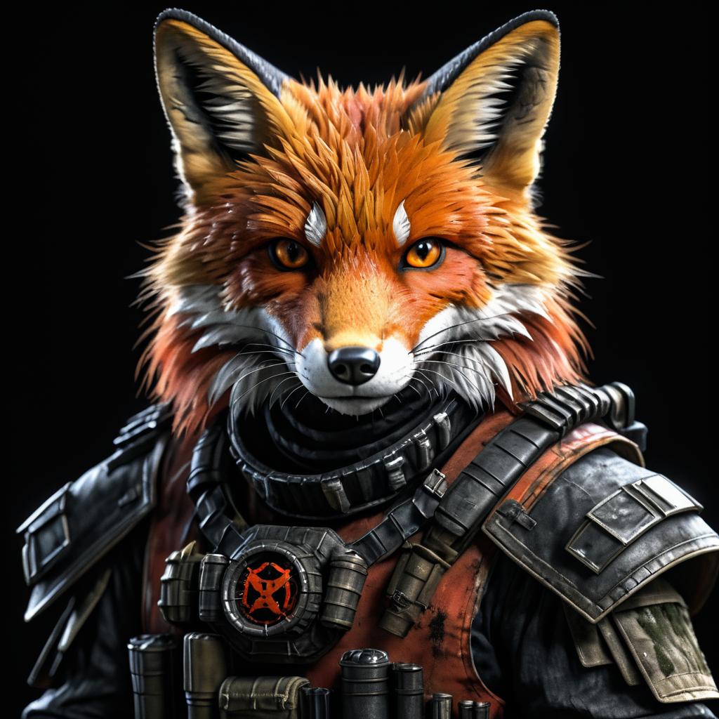 Epic Portrait of a Fox General