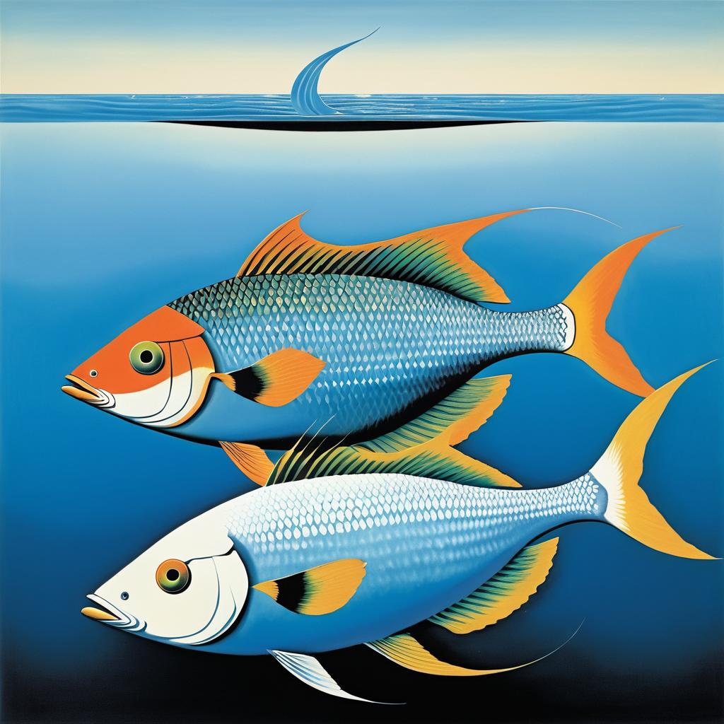 Surreal Fish Art Inspired by Masters