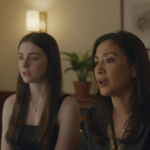 Intimate Evening Conversation Between Friends