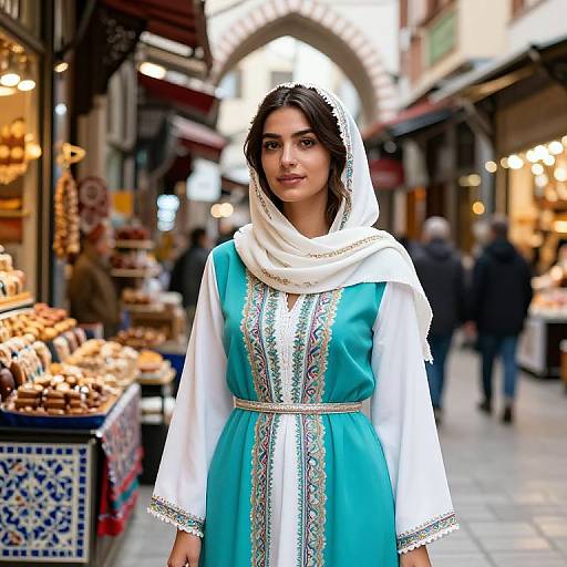 Turkish Woman in Ottoman Market