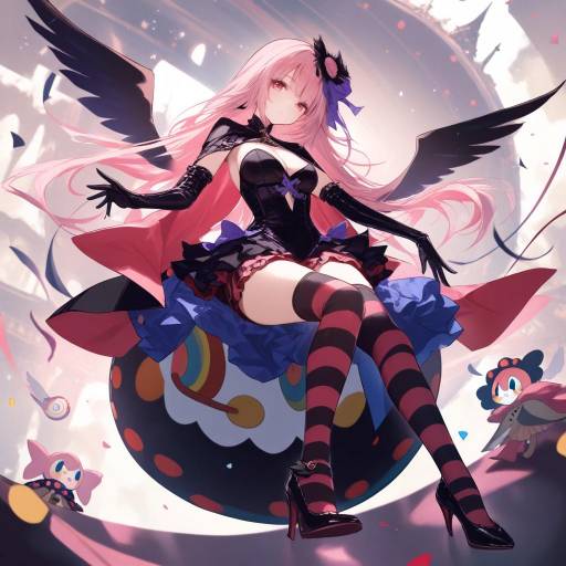 Magical Girls in Thigh Highs and Wings