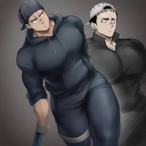 Illustration of Aikawa (dorohedoro), dorohedoro in the style of Osisio