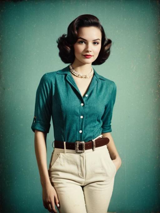 Chic Casual Outfit in a Studio