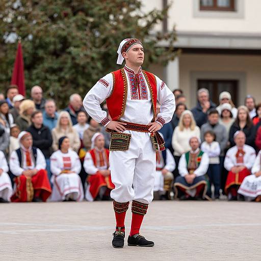 Traditional Male Folk Dance Costume
