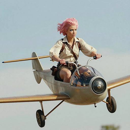 Legendary Sky Pirate on Vintage Air Glider