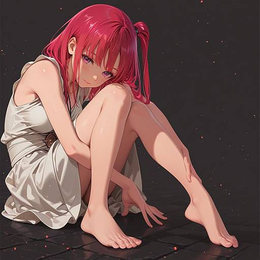 Illustration of Morgiana, magi the labyrinth of magic in the style of Pako (pakosun)