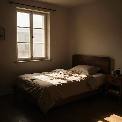 Moody Bedroom with Cinematic Lighting
