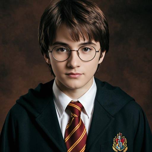 Young Male in Harry Potter Hogwarts Uniform