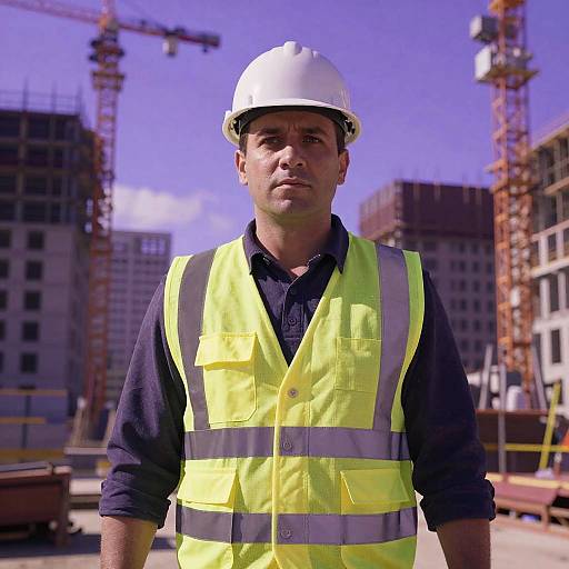 Photorealistic Civil Site Inspector Portrait