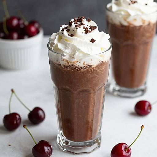 Chocolate Cherry Jubilee Frappe