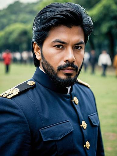 Man in Baazigar Costume Outdoors