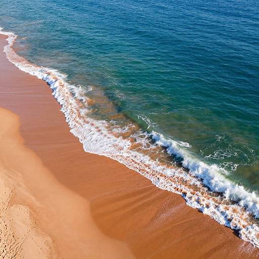 Impressionist Aerial Seascape Serenity